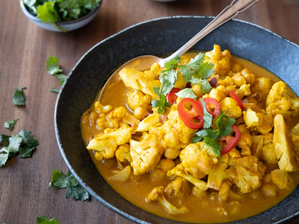 Blumenkohl-Kichererbsen-Curry | Food for Future Freiburg